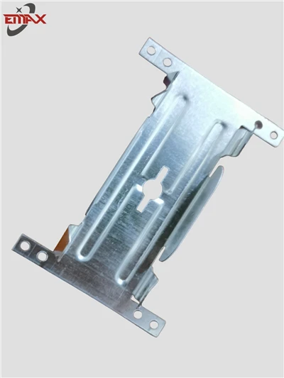 Drywall ramkasini yig'ish uchun teshiklari bo'lgan nosimmetrik galvanizli po'latdan yasalgan braket
